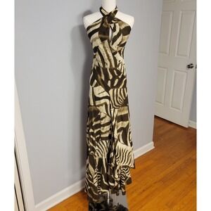 Ralph Lauren Purple Label Niccola Zebra Print Evening Dress Size 2 $3690